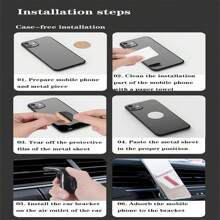 Magnetic Car Phone Holder Clip Air Vent Clip Mount Mobile Cellphone GPS Support For Xiao Mi I Phone Hua Wei Sam Sung Phone Car Stand Compatible With IPhone, Android Phone, Gift For Birthday, Family, Friends For Summer Air Vent Phone Holder, Car Accessories