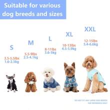 Dog's Recovery Suit Post Surgery Shirt For Puppy, Wound Protective Clothes For Little Animals - 1 - View 2