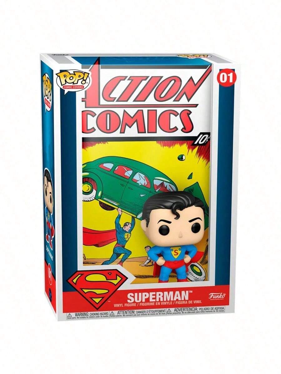 Funko POP Comic Cover Figura DC Superman Azione Fumetto