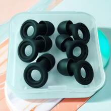 Reusable Sleep Earplugs, Swimming Earplugs, Noise Proof And Waterproof, Suitable For Swimming, Snoring, Studying, Concerts, Outdoor Travel, Industrial Work, Comfortable Soft Silicone Noise-Proof Ear Plugs