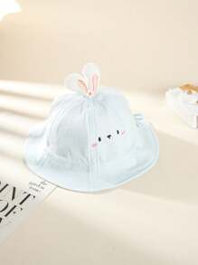 1pc Baby Unisex Bucket Hat, Suitable For 6-30 Months, Spring/Autumn - 1PC - View 3