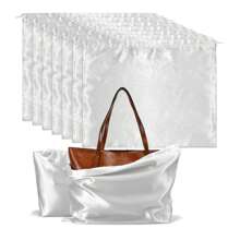 Multifunctional Storage Bag, Dust-Proof Bag, Protective Bag, Travel Bag For Shoes, Clothes, Handbags And Valuables, Soft Silk, Durable, Reusable, Available In Multiple Colors, Size: 25x35cm, 40x50cm, 50x60cm, 5pcs/2pcs/1pc Set