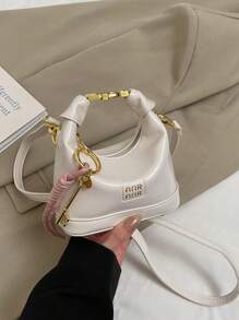 New Mini Handheld Bag, Solid Color, Small Size Wristlet