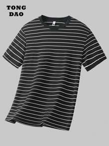 Men's Summer New Breathable Sports Short-Sleeve T-Shirt 2 Packs - Black - View 4