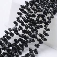 约95颗6*12mm水滴形玻璃珠，彩色镀AB彩吊坠DIY饰品工艺配件，适用于鞋子、包包、发饰、节日礼物、生日礼物 - 6*12mm橫孔水滴 - 查看 20