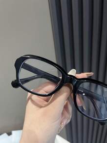 1 Pair Retro PC Small Frame Y2K Eyeglasses, Simple & Practical Multi-Function