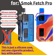 1pc Silicone Protective Case Suitable For SMOK FETCH PRO 80W POD KIT, Rubber Cover Protects The Screen And Full Body - Multicolor - View 6