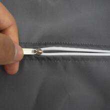 1 件旅行用洗衣袋带手柄和拉链口袋悬挂式洗衣篮耐用可折叠可洗适用于脏衣服大学宿舍健身房海滩泳池泳衣