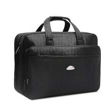 Men's Bag, Large Capacity Briefcase, Oxford Shoulder Bag, Laptop Shoulder Briefcase - Multicolor - View 1