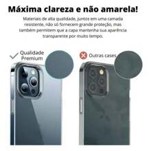 Transparent Anti-Impact Space Case Compatible With IPhones X XR XSMAX 11 12 13 14 15 16 ProMax - 無色 - 查看 6