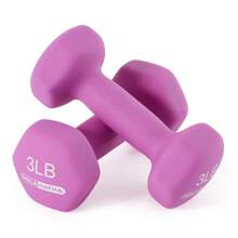 Dumbbell Weight Set W/ 3, 5 And 8 Pound Weights Storage Rack(Open Box) - 1 - View 9