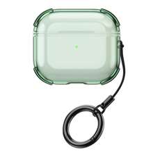 1 Piece Of Multi-Hued Translucent + Circular Loop Drop-Resistant Earphone Cup Sleeve Compatible With 1/2/3/4/Pro/Pro 2nd Generation Wireless Earphone Protective Enclosure