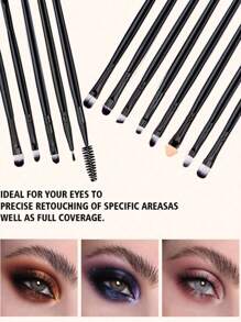 28件套化妆海绵和化妆刷套装，包含：20支化妆刷（面部刷、眼影刷、眉刷、粉底刷、腮红刷、晕染刷、遮瑕刷、唇刷、细节刷、鼻影刷、眼线刷、散粉刷、指甲刷、面膜刷、泥面膜刷）、1个化妆刷清洁碗、2个化妆海绵、2个三角粉扑、2个迷你心形化妆海绵、1个化妆包。价格实惠，适合作为圣诞礼物、化妆品、化妆工具、平价好物、礼品、女士礼品、圣诞礼物、赠品、旅行必备。 - 黑色 - 查看 3