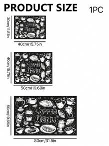 1 pièce, Tapis de drainage en boue de diatomée pour machine à café, tapis de drainage en caoutchouc souple, tapis à séchage absorbant super anti-dérapant et résistant à l'usure pour vaisselle, dessous de plat pour comptoir de cuisine, table à manger, décoration de table de cour, fournitures de cuisine domestique