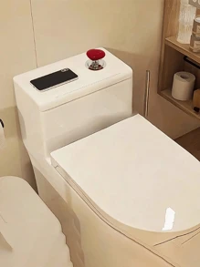 1 pezzo Pulsante doppio per cassetta del water a forma di cuore, rubinetto per bagno robusto a forma di cuore, accessorio per il bagno, maniglia stilosa per cassetti, adatto per cassetti di armadi e pensili da cucina, hotel, centri commerciali, ville, club, feste di festival, regali di San Valentino