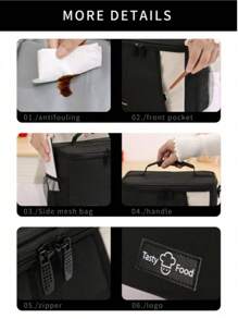 1 pacote de lancheiras isoladas multicoloridas para homens e mulheres - lancheira reutilizável para escritório, trabalho, escola, piquenique, praia - à prova de vazamentos, bolsa para freezer com alça de ombro ajustável, grande capacidade, multifuncional, adequada para atividades ao ar livre, bolsa com blocos de cores, bolsa com blocos de cores, bolsa de duas cores, bolsa para lancheira, recipiente para almoço, piquenique, trabalho, escritório, viagem, acampamento, férias, escola, praia, estudantes para meninos e meninas, trabalhadores, bolsa para piquenique, mulheres
