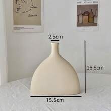 1 个陶瓷花瓶，4 种款式可选，尺寸 10*14/16.5*15.5/25.5*11.5/22*19.5 厘米，独特高端客厅花瓶，用于插花、餐桌装饰 - 彩色 - 查看 14