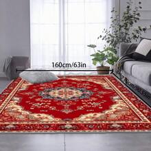 Crystal Velvet 700g/Sqm Dotted Bottom 5mm Thick Area Rug, Bohemian Style Solid Color Carpet, Soft Anti-Slip Washable Rug, Suitable For Indoor & Outdoor, Living Room, Bedroom, Kitchen, Office, Home Decor Back To School