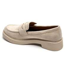 Thick-Soled Loafers - Combining Comfort And Fashion For Everyday Wear - Beige - View 5