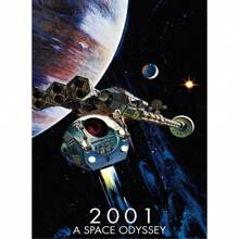 1pc Classic Movie 2001 A Space Odyssey Hot Pop Fashion Retro Posters Canvas Paintings Wall Arts Cinema Home Decor No Frame