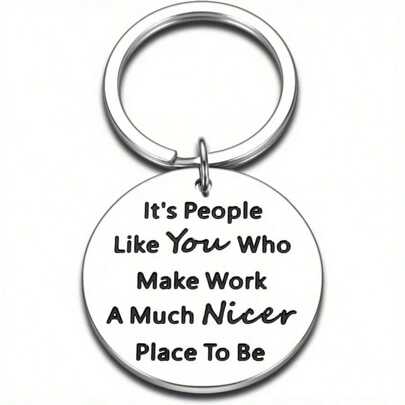1pc Coworker Keychain, Fun Coworker Appreciation Gift, Suitable For Retirement, Resignation, Outings, Can Also Be A Gift For Boss, Can Be Used As Car Accessories Or Bag Charms, Suitable For Campus, Gothic, Y2K, Halloween, Teacher's Day, Christmas, An Ideal Gift Choice. This Keychain Also Has A Card Holder, Can Be Used As Car Accessories Or Bag Charms. Gifts For Mother, Father, Graduation, And Teacher