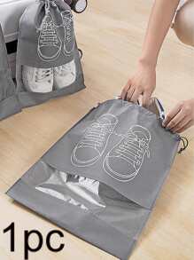 带绳鞋子收纳袋，带安全抽绳封口的旅行收纳袋，便携式防水鞋子包装袋，多功能收纳袋，鞋子收纳袋，男女防水沙滩包，旅行用品，家庭收纳和组织用品，旅行必备