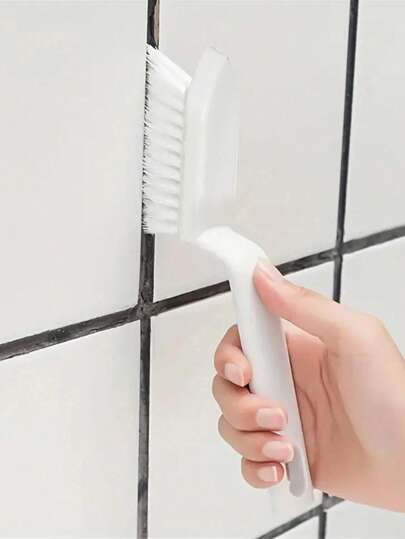 Bathroom Cleaning Brush Set, Includes Small Brush For Tile Corners, No Blind Spot, Great For Cleaning Floors And Bathroom Grout Lines