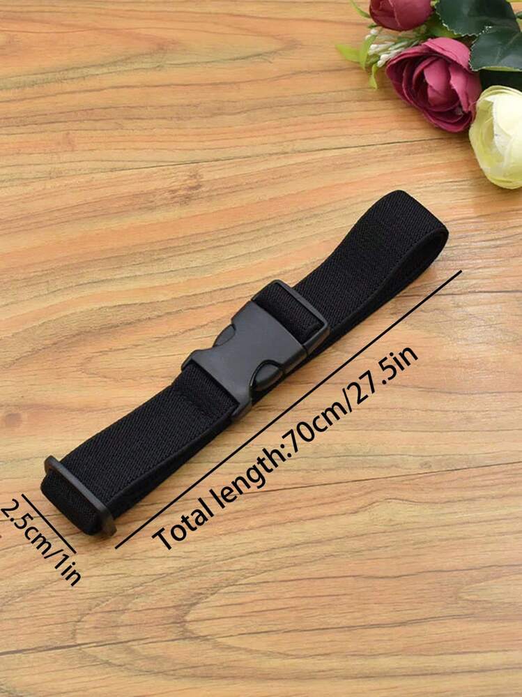 1 pezzo Cintura elastica regolabile, cintura elegante e semplice con fibbia regolabile, accessorio - Tagli Unica - Visualizzare 2