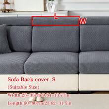 1 件四季提花毛绒防滑沙发垫套，柔软亲肤现代风格弹力沙发套，防宠物春秋沙发座椅保护套适合 L 型和 1/2/3/4 座沙发 - 深灰色 - 查看 16