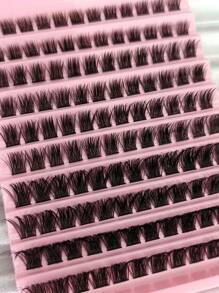 120PCS Individual Lash Clusters D Curl 8-16mm Wide Stem DIY Lash Clusters Natural Look&Extra Thick Reusable Individual Eyelash Extension Kit For Self Use At Home Or On-The-Go For Daily Life&Wedding&Dating&Party&Music Festival&Spring Day&Travel Lash Clusters,Eye Lash Clusters,Individual Eyelashes,Lashes,Fake Lashes - D - View 5