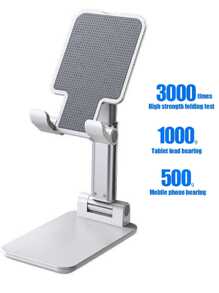 1pc Cute Bear Shape Phone Stand Decoration, Compatible With Both Mobile Phone And Tablet, Suitable For Desk, Bedside, Living Room, Study, Bedroom, Gift, Etc.Backdrop Stand,Holiday Essentials,Gifts For Ladies, Halloween Decorations, Christmas Gifts, Back To School Supplies