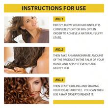 Suitable For Wavy And Curly Hair, 9.47-Ounce Curl Defining Cream, Containing Moroccan Nut Oil, Moisturizing And Deeply Conditioning, Making Hair Shiny And Elastic, Perfectly Suitable For Dry And Frizzy Hair. - Màu vàng - Xem 11