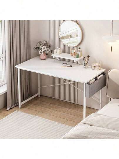 Escritorio Melamina Desk Minimalista Metal Oficina