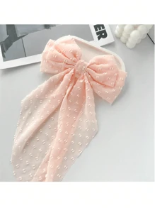 1/2 chiếc nơ trang trí rèm cửa, kẹp tóc nơ lớn, kẹp tóc bằng vải satin lụa cỡ lớn - Nhiều màu - Xem 8