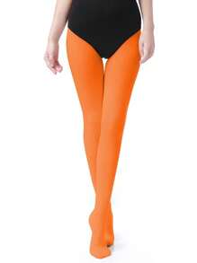 1 Pair Plain Color Tights, Yoga Dance Sports Socks - Multicolor - View 30