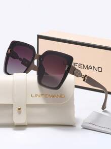 LINFEMAND LINFEMAND Oversized Decorative Eyeglasses, Unisex Fashion Accessory For Outdoor, Photography, Travel Outfits, Surprise Holiday Gift For Summer Beach Vacation,Outdoor,Travel