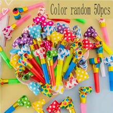 30/40/50 件卡通派对鼓风机、派对礼品噪音制造器、口哨 - 适合冬季、新年 - 顏色隨機 - 查看 9