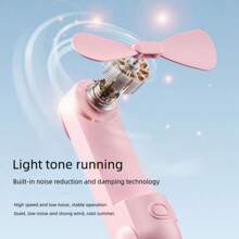 OBOVAY 迷你便携式个人手持风扇 - USB 可充电小型袖珍风扇，带 3 档可调电池供电手持 - 彩色 - 查看 9