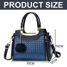Convient pour le travail et les voyages. Sac à bandoulière en PU portable à la mode Sac messager Sac souple simple