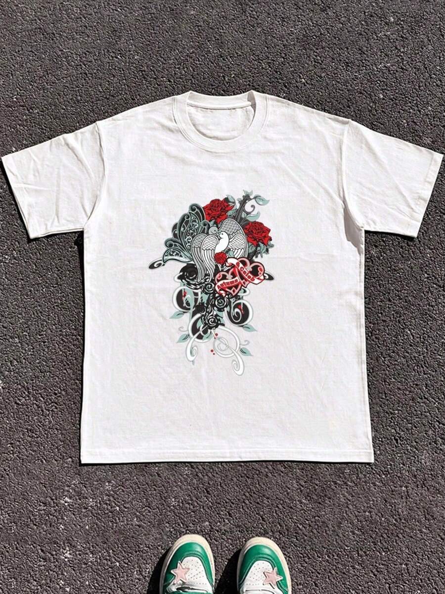 Men T-Shirts - White - View 1