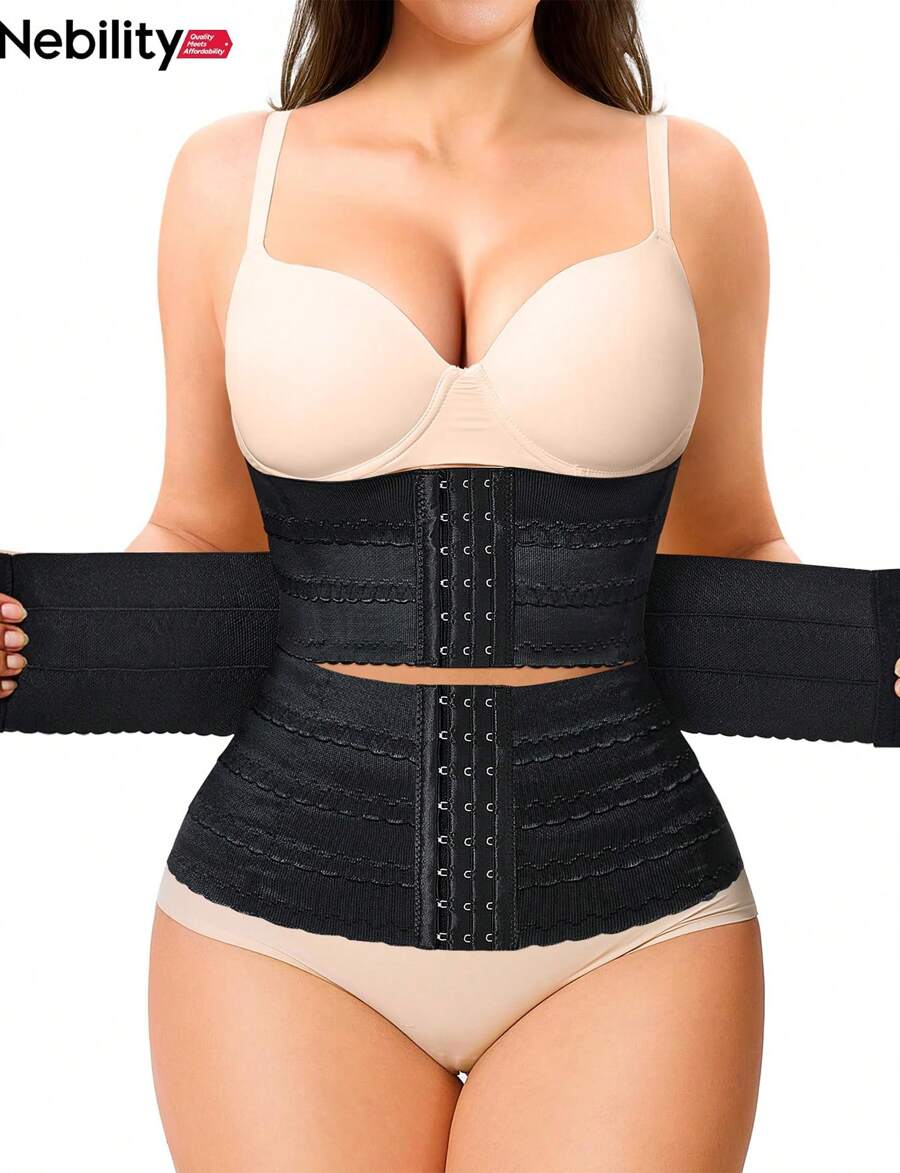 Nebility Womens' Waist Trainer Tummy Control Waist Cincher Slim Body Shaper