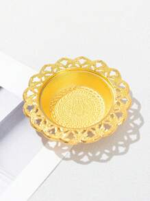 1 件装金属锌合金金色香炉家具摆件办公桌摆件