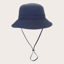 Outfly 1pc Outdoor Solid Color Quick-Drying Sun Hat, Suitable For Fishing - Multicolor - View 14