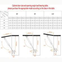 Gas Spring, Gas Strut, Gas Shocks, Soft Close Hinges, Toy Box Hinges, Lift Supports, Lid Support, Kitchen Cabinet Hinges Hydraulic Support Door Cabinet Hinge Spring, Pressure:120N/26lb/12KG[2 Packs]