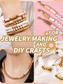 2400/4000PCS Clay Bead Bracelet Kit DIY Jewelry Making Kit Clay Beads Bracelet Making Kit, Flat Preppy Beads For Friendship Bracelets, Polymer Clay Beads Crafts Gifts - Polymer Clay - View 3