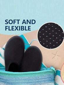 Unisex Lightweight Water Socks For Men Women, Quick-Drying Breathable Non-Slip Soft Beach Socks, Suitable For Swimming Pools, Beach Swimming, Boating, Hiking, Surfing And Hiking,Non-Slip Diving Socks, Snorkeling Socks, Beach Socks, Sports Quick-Drying Diving Socks For Men & Women