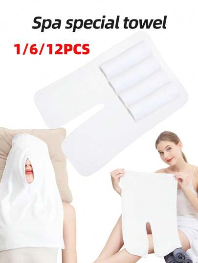 1 /6/12 Pcs Beauty Salon Skincare Massage Towel Microfiber Custom Facial Wrap Home Spa Beauty Care Face Wrap Towel