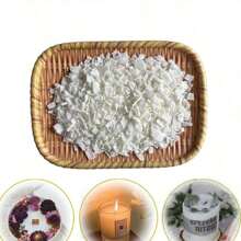 1 pieza Materia prima DIY para hacer velas de aromaterapia, cera de soja natural, cera de soja dura en taza, para hacer velas de aromaterapia y colgantes de aromaterapia para el coche