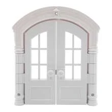 YUNRUX 180° Opening And Closing Cat Door Cat Door For Outside Door Cat Flap Inside Door - White - View 9