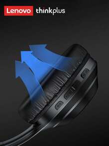 Lenovo Lenovo TH10 Bluetooth Headphones, Over-Ear Gaming Headset With Deep Bass, High-Quality Audio, Microphone, Wired & Wireless Dual Mode, Compatible With Computer & Mobile Devices